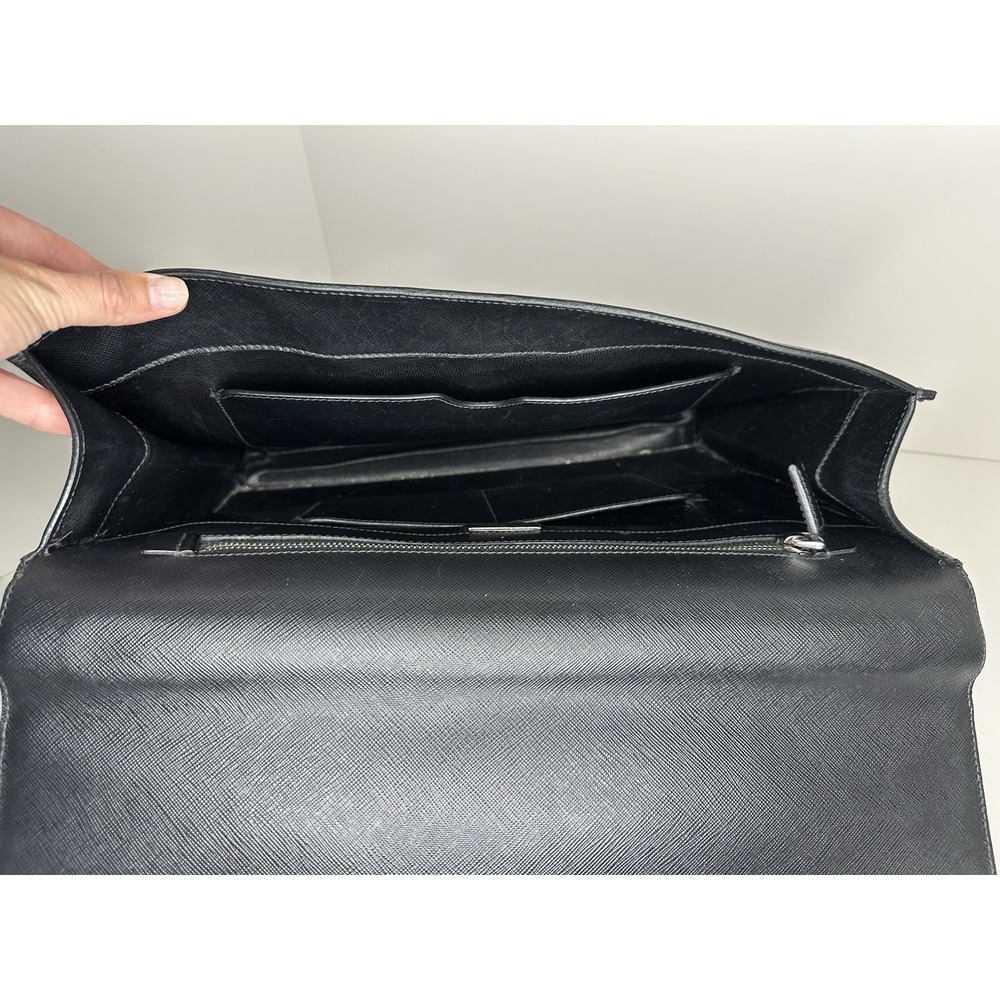 Prada, Black Leather‎ Briefcase/Document Bag - Picture 11 of 14